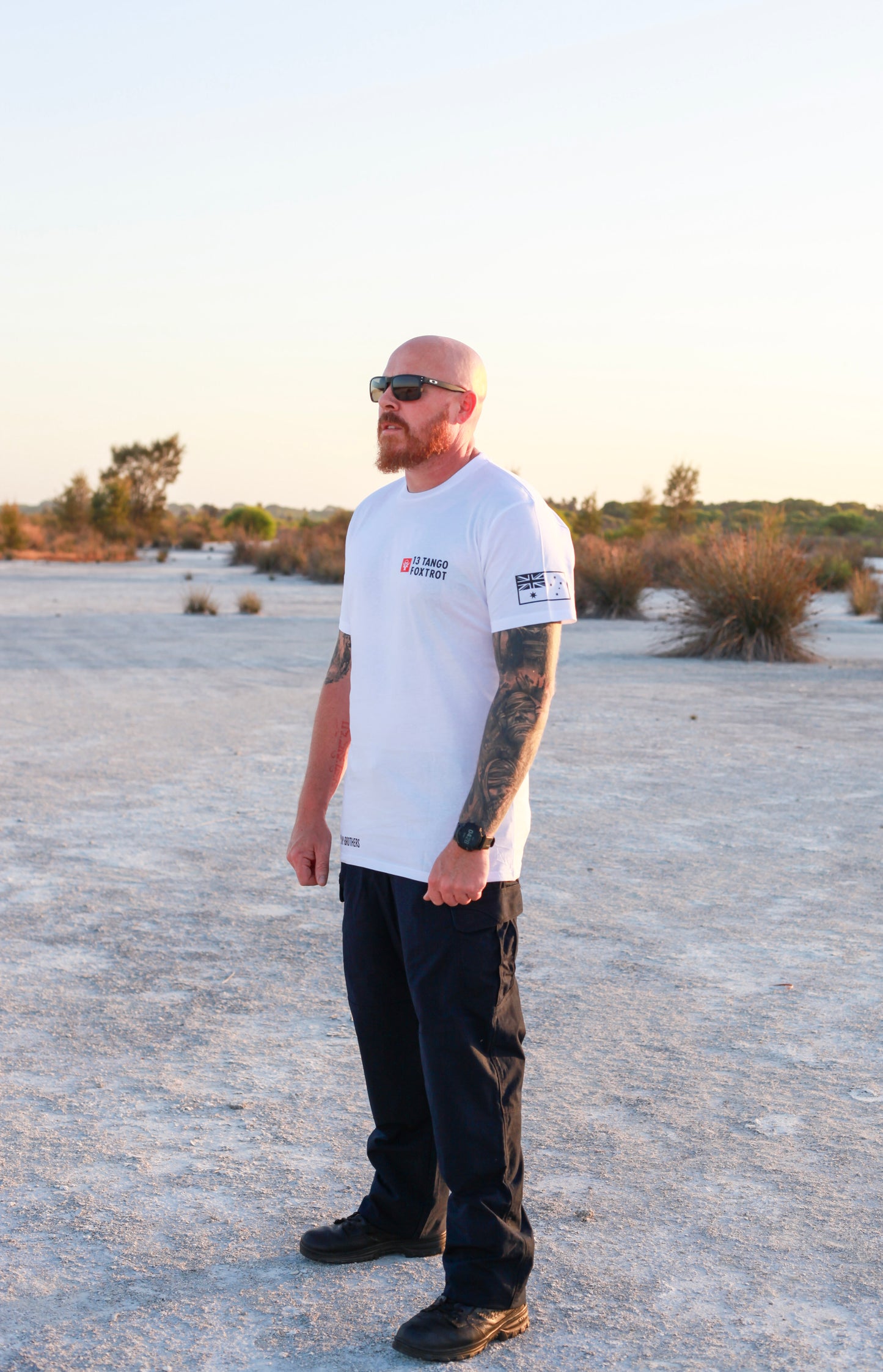 FOR MY BROTHERS - Tribute Tee White/Red