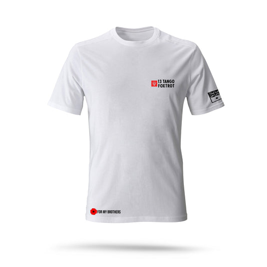 FOR MY BROTHERS - Tribute Tee White/Red